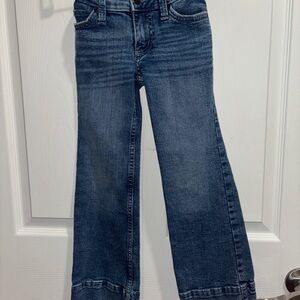 Wrangler Dark Blue Girl Flare Jeans